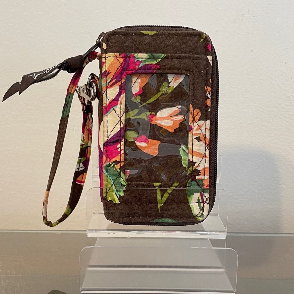 Vera Bradley English Rose Floral Patterned Phone Wristlet